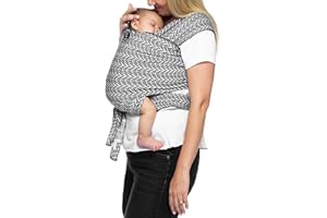 Moby Wrap Baby Carrier by Petunia Pickle Bottom | Evolution | Baby Wrap Carrier for Newborns & Infants | #1 Baby Wrap | Keep Baby Safe & Secure | Adjustable for All Bodies | Starry Nights of Salvador