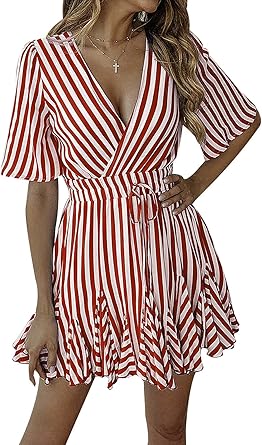 striped summer dress