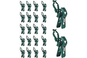 Dazzle Bright C7 C9 Christmas Lights Spring Clips, 50 Pack Universal Holiday Lights Quick Spring Clips, E12, E17 Shatterproof Weatherproof Clips for Outdoor Shingle Gutter Roof Fence