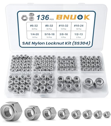 Amazon.com: X Spede LNA4406 4-40 5.5 mm hex mini Lock Nut (5