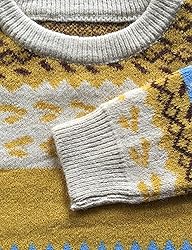 Argyle Striped Sweater Women Y2k Patchwork Vintage