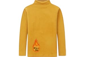 CUNYI Mock Neck Shirts Girls Boys Cotton Thermal Undershirt Long Sleeve Base Layer Tops Tees