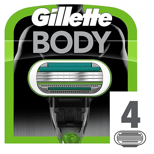 Gillette Body 3 Rasierklingen, 4 Stück