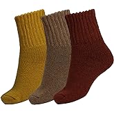 BomKinta Boot Socks for Women Winter Solid Thick Warm Socks Cozy Crew Socks Christmas Gift