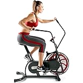 Marcy Air-Resistance Exercise Fan Bike With Dual Action Handlebars
