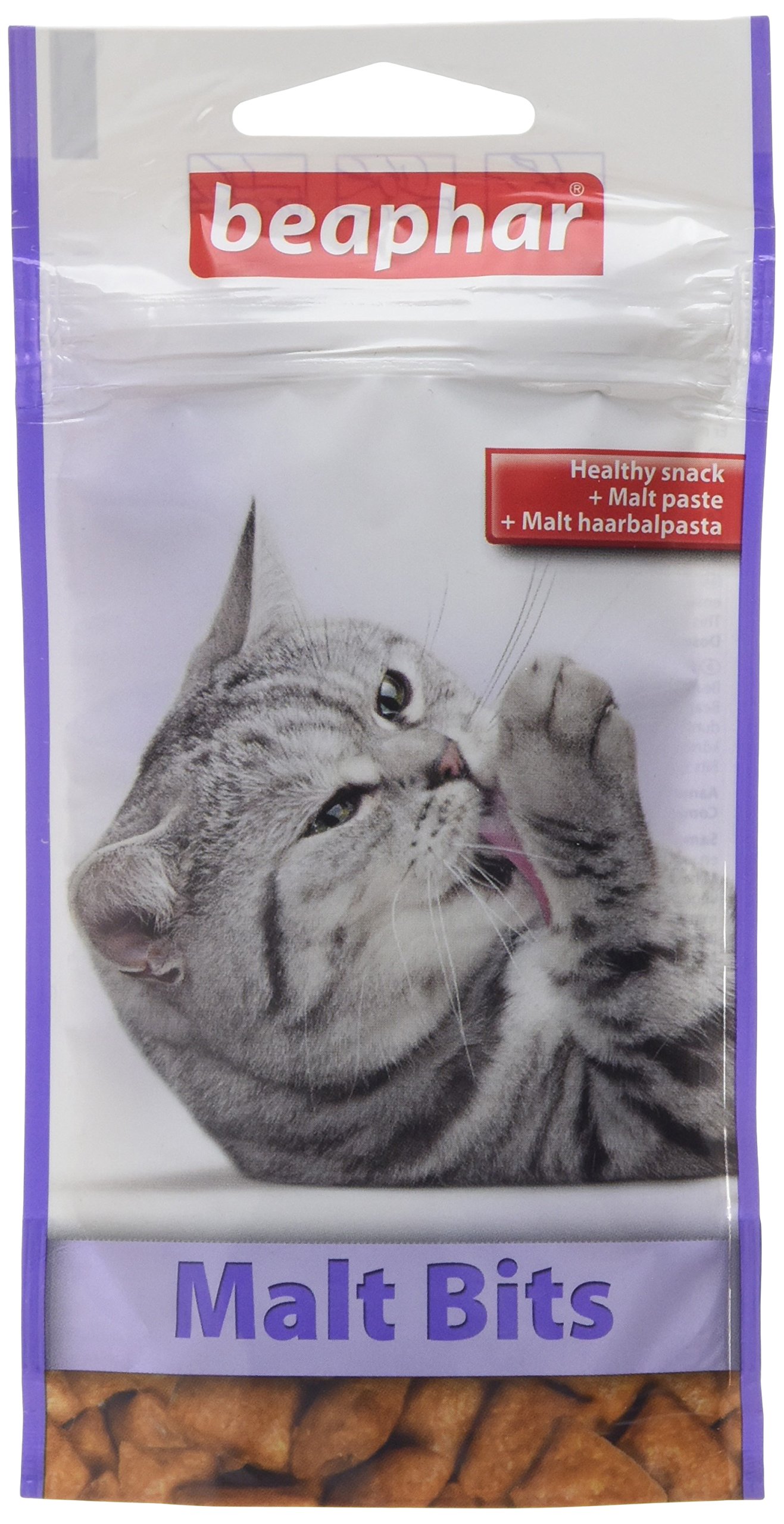 Beaphar Malt Bits for Cats 35 g (Pack of 18)