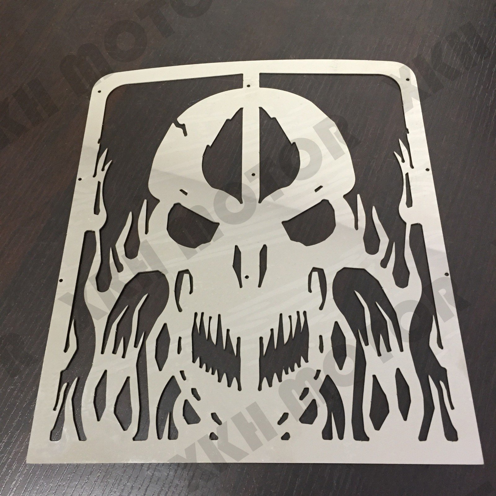 XKH- Skull Radiator Grille Guard Cover Protector Compatible with Banshee Grill 1986-2007 A Moto [B00YB3ZKPC]