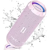 RIENOK Portable Bluetooth Speaker 30W Dual Pairing True Wireless Stereo HD Sound IPX7 Waterproof Outdoor Sport Shower Wireless Speaker Bluetooth 5.3 for Home Party