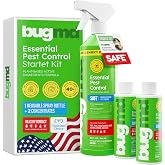 BugMD Bed Bug Spray, Roach and Ant Killer - Pet Safe (64 oz Kit) | Indoor Cockroach Treatment, Plant-Based Pest Control for Home, Kills Spiders, Fleas and Mites