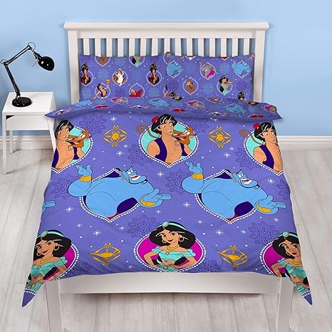 Aladdins Disney Single Duvet Cover Officially Licensed