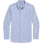 Vineyard Vines Mens Forepeak Tattersall Featherweight Performance Shirt