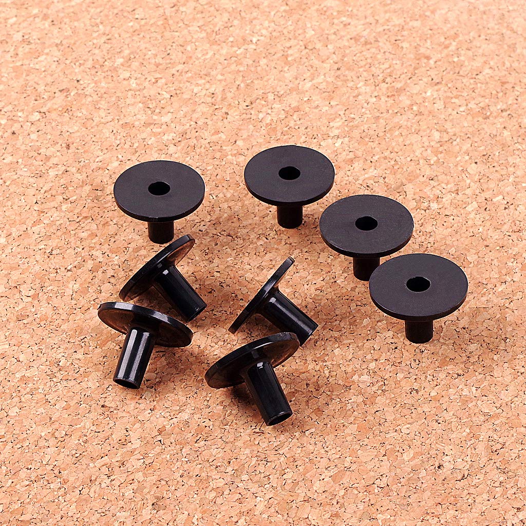 Alnicov 8pcs Cymbal Sleeves with Flange Base for Percussion Drum Set Parts