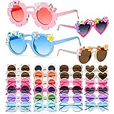 Sumsun 16/24 Pairs Kids DIY Sunglasses Party Favors Kids Sunglasses Bulk Girls Boys Age 3-8 with UV400 for Birthday Party