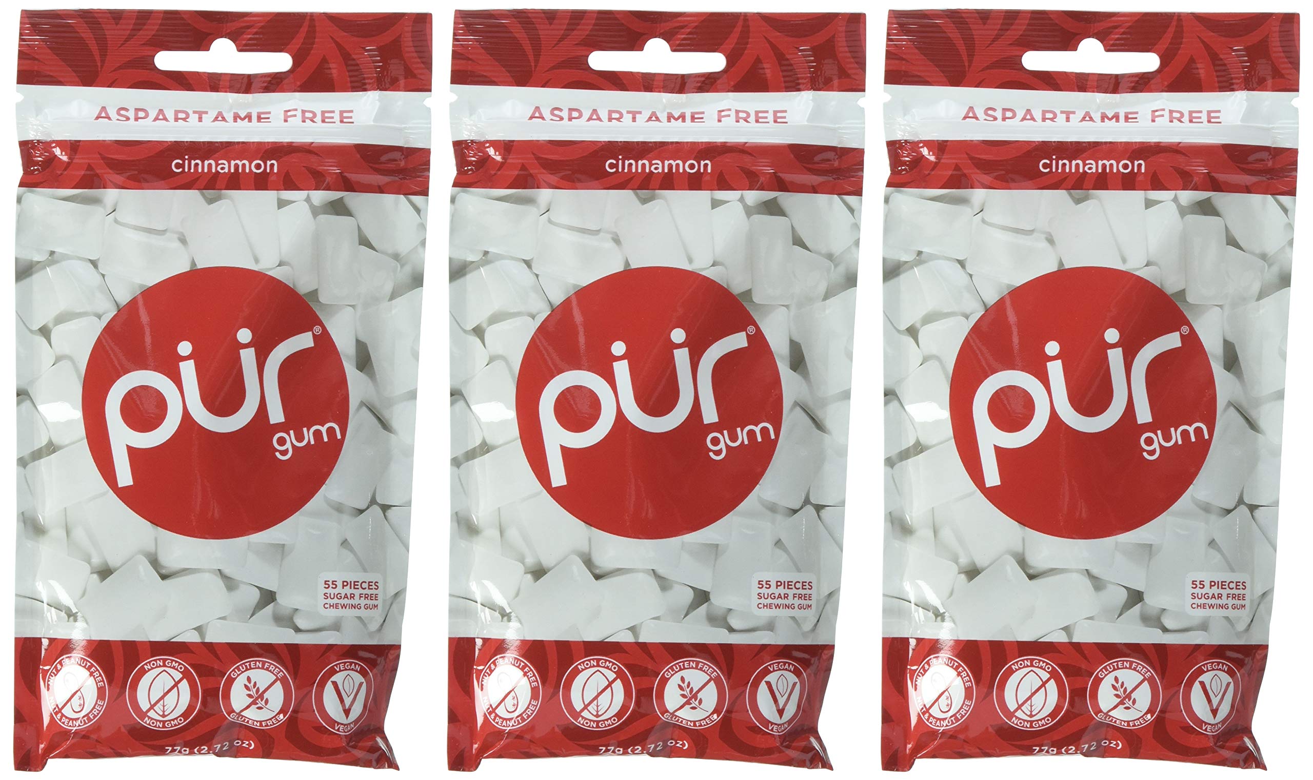 Pur Gum Cinnamon, 55Count (Pack Of 3) on Galleon Philippines