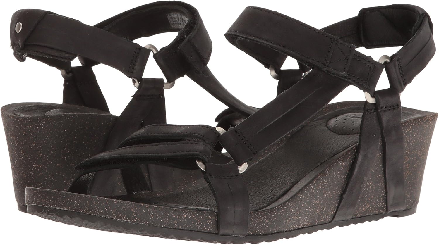 teva black wedge sandal
