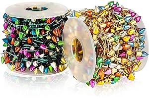 Tuanse Dollhouse Lights Fake String Dollhouse Crafts Decorations Miniature Light String Gifts for Christmas Crafts Furniture Accessories Doll House Play(Classic,65.6 ft)