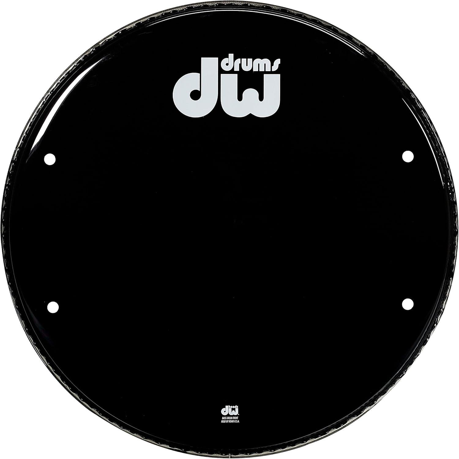 28 Inch Gloss Black Bass Drum Head Musical Instruments