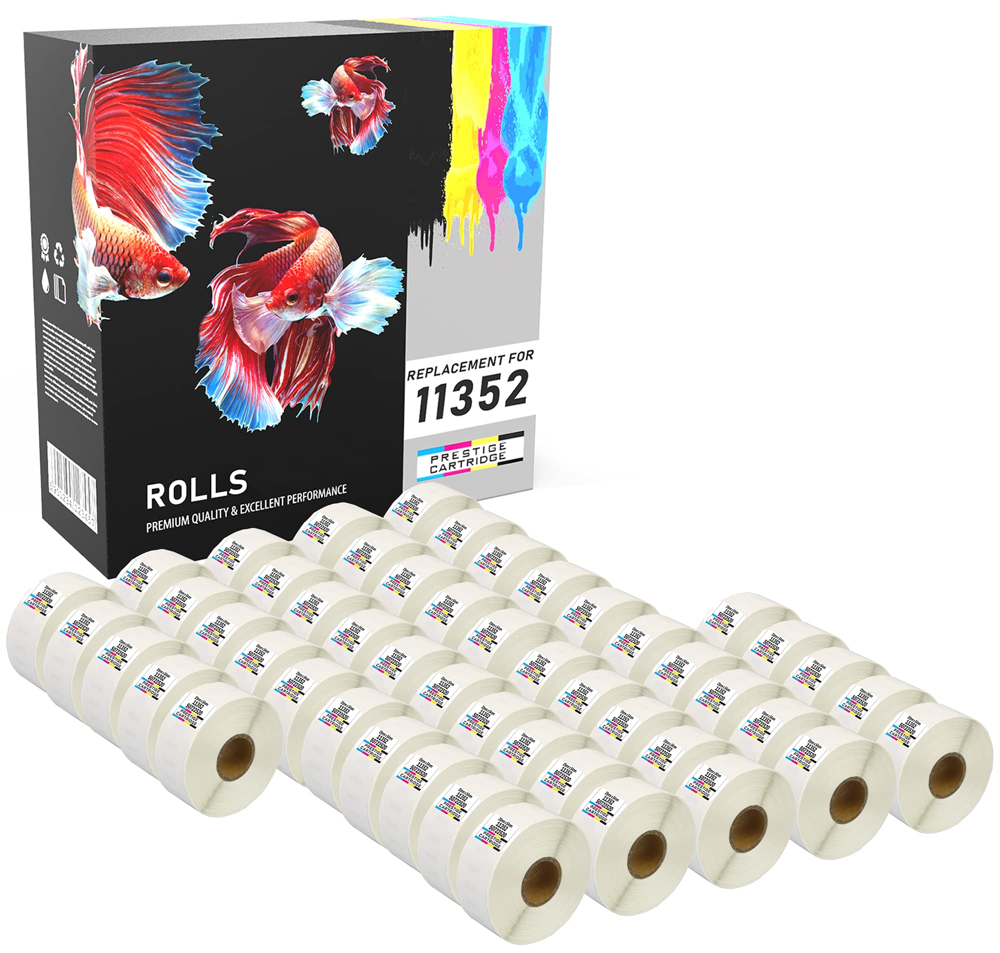 Prestige Cartridge 11352 25 mm x 54 mm Address Labels Roll for Dymo Labelwriter 320/400/450/4XL (Pack of 50)