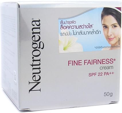 neutrogena fine fairness brightening cream