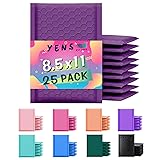 Yens Poly Bubble Mailers 8.5x12 25 Pack Purple