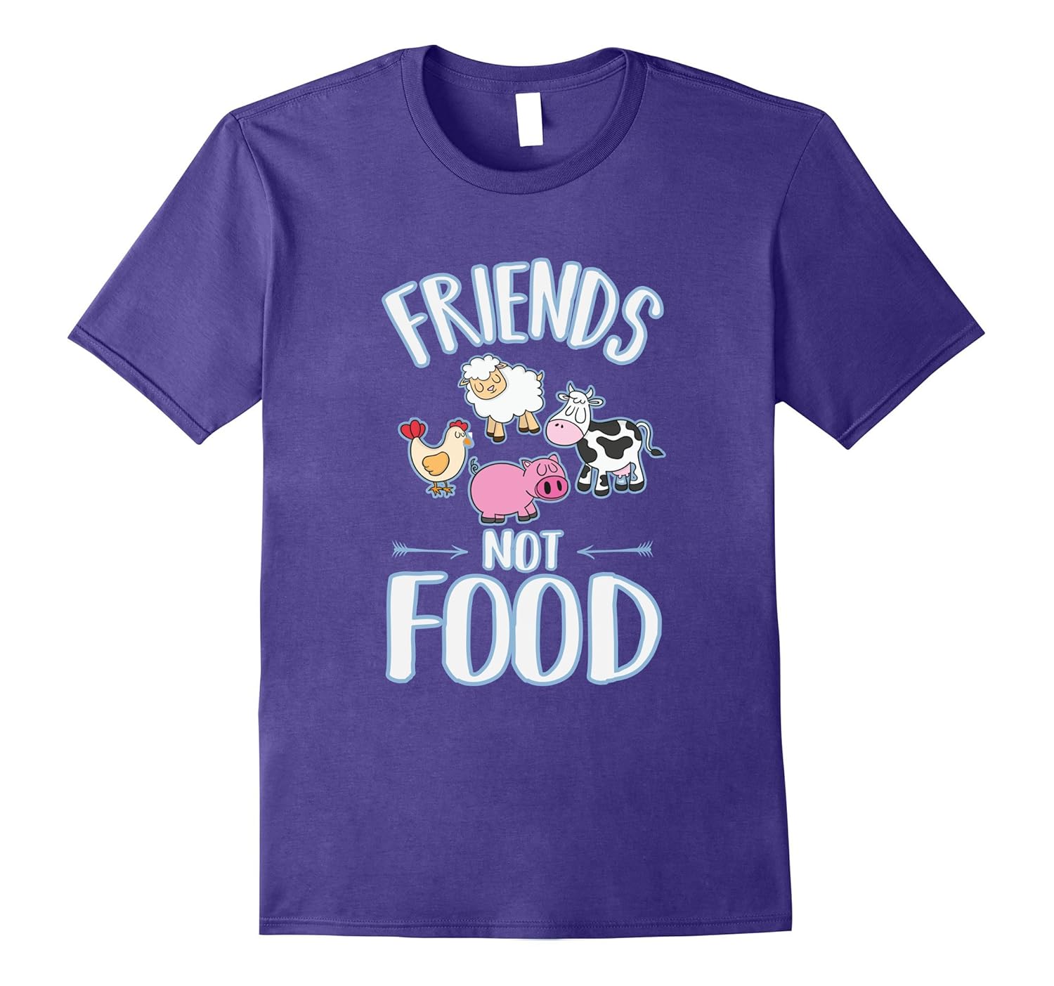 Animals Are Friends Not Food T-Shirt-ANZ