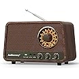 LoopTone FM AM Radio Retro Wood Radio With Bluetooth Play - View #5
