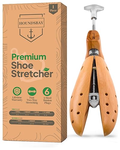 HOUNDSBAY Shoe Stretcher, Bulldog Premium Professional 2-way Wooden Shoe  Stretcher for Men, Shoe Widener Stretcher for Men with Wide Feet in  Kuwait
