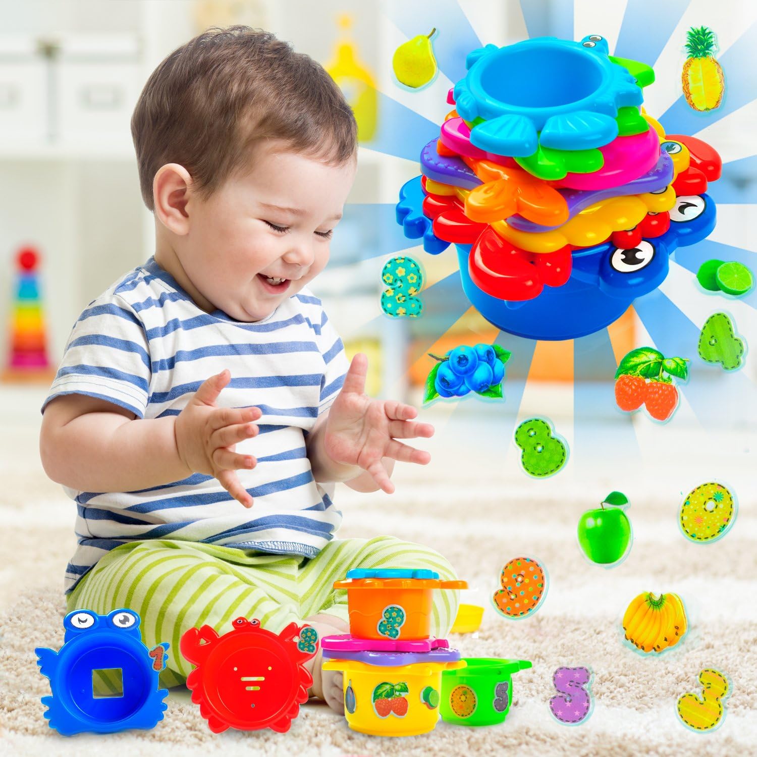 baby stacking cups argos