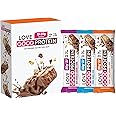Love Good Fats High Protein Bars - Variety Pack Protein Bar - 12 Pack - Made in the USA