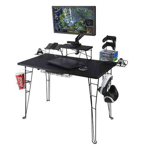 Atlantic Original Gaming Desk – Carbon-Fiber Laminated Desktop, Heavy ...