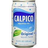 Calpico Original Citrusy Flavor Soft Drink in Can 11.3 fz (pack of 24)