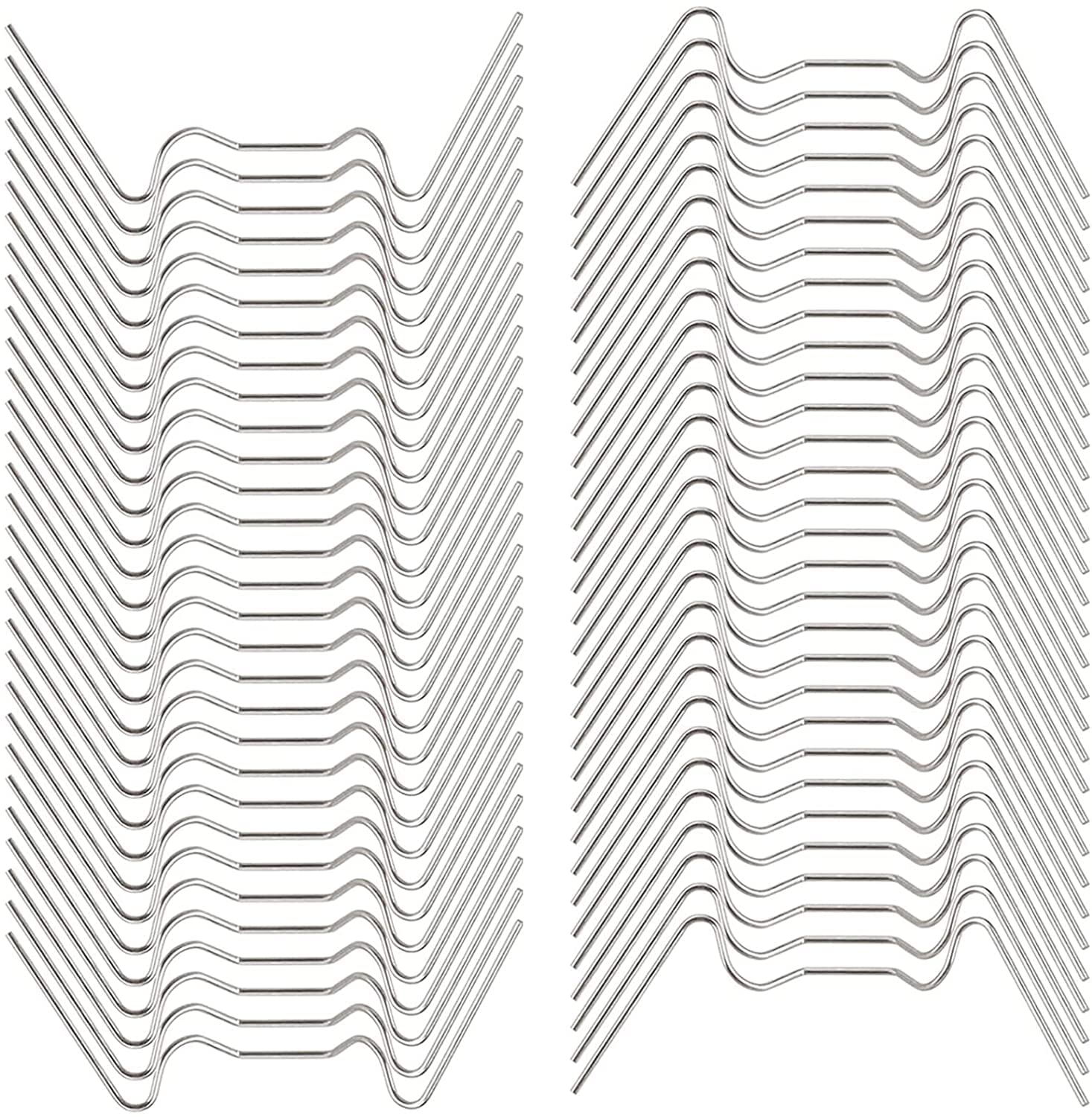 HONGCI 50Pcs Stainless Steel Greenhouse Glass Clips for Aluminium Framed Greenhouses