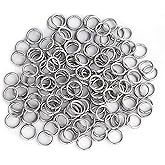 2000Pcs 7mm Stainless Steel Jump Rings 18 Gauge Metal O Rings Close but Unsoldered Single Loop Connectors for Jewelry Necklaces Bracelet Earrings Keychain DIY Making
