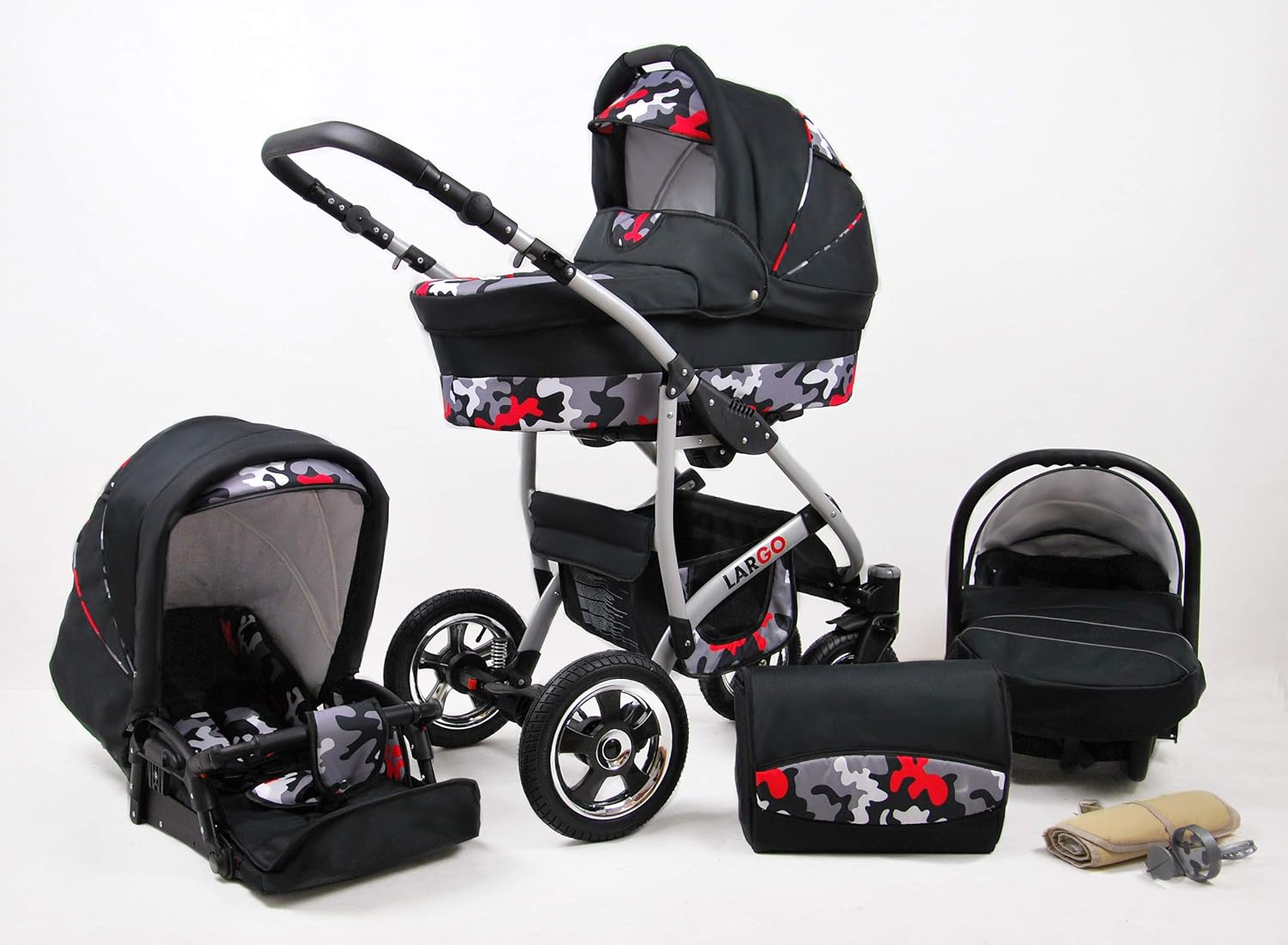 cream travel system
