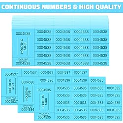Kosiz 504 Sheets 20 Bid Raffle Ticket with
