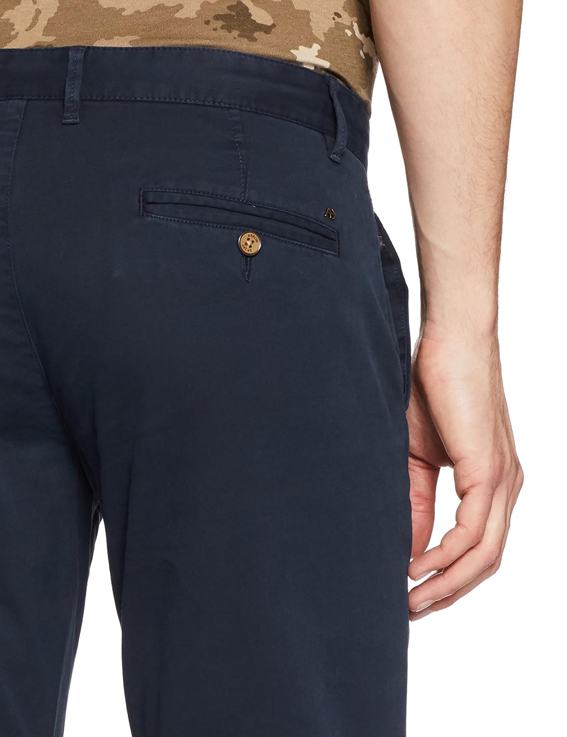 arrow sports men's straight fit casual trousers