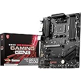 MSI B550 Gaming GEN3 Gaming Motherboard (AMD AM4, DDR4, PCIe 3.0, SATA 6Gb/s, M.2, USB 3.2 Gen 1, HDMI, ATX, AMD Ryzen 5000/4