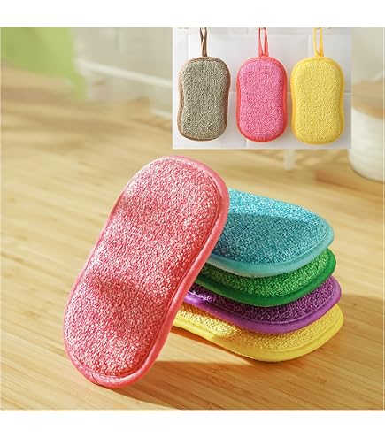 Lot De 16 éponges à Vaisselle HOMESmith - Absorbantes Et Double Face