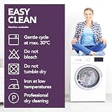 Deconovo Pencil Pleat Blackout Curtains Energy Saving Purple Grape 55x96 Pair view 6