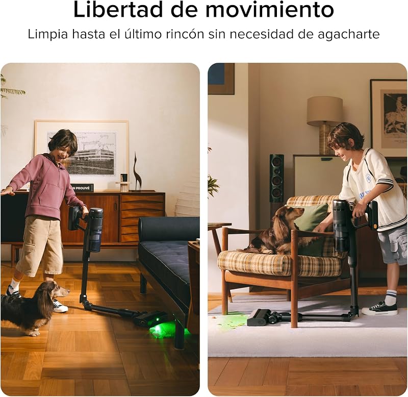 H60 Ultra Aspiradora Sin Cable, Succión 210AW, Autonomía 90 min