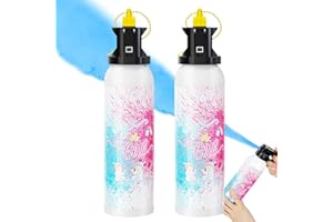 Workkeep Large Gender Reveal Fire Extinguisher Color Blasters: 2 Pcs Blue Blaster Only for Baby Boy with Blue Smoke suitable for Gender Reveal Party Decorations (Blue)