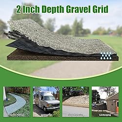2" Thick Gravel Ground Grid 4ft x 40ft - Geo Grid