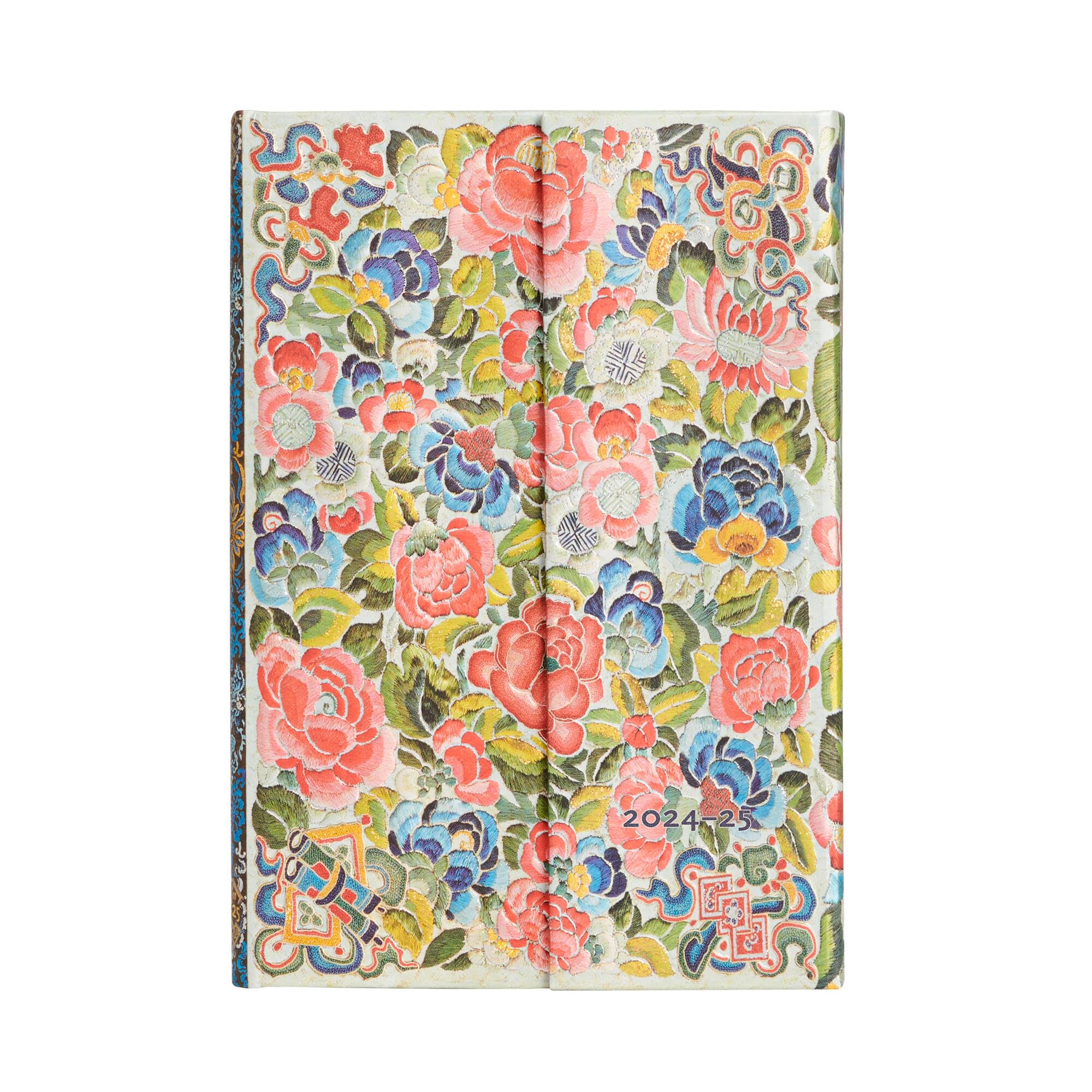 Photo 1 of ***3 INCLUDED***Paperblanks | 2024–2025 Weekly Planner | Pear Garden | Peking Opera Embroidery | 18-Month | Mini | Horizontal | Wrap | 208 Pg | 80 GSM***3 INCLUDED***
