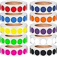 3/4 inch 10000pcs Colored Dot Stickers Color Dot Stickers Color Circle Stickers Round Stickers Colored Sticker Dots Color Coding Labels 10 Colors for Inventory Organized File Classification