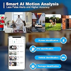 Security Cameras Wireless Outdoor, 2K Battery