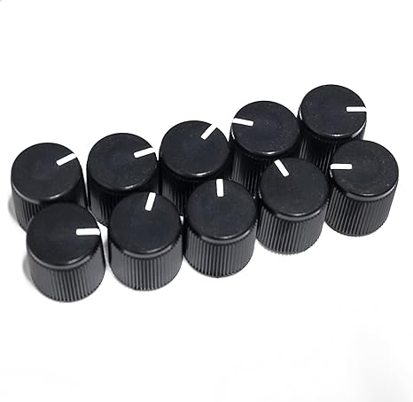 Amazon Co Jp 小型ボリューム用ツマミ ノブ １５ｍｍ Abs 28 １０個セット Diy 工具 ガーデン