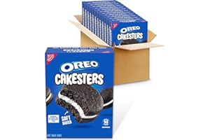 OREO Cakesters Soft Snack Cakes, 5 Count (Pack of 12)