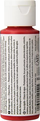 DecoArt Crafter's Acrylic Bright Red 59 ml - Crafts Paint view 2