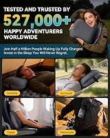 Hikenture Camping Pillow with Removable Cover Ultralight Inflatable Neck Support view 8