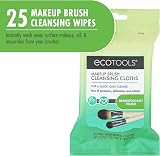 EcoTools Makeup Brush Cleansing Wipes Instant Wash Away Makeup Oil & Impurities view 2